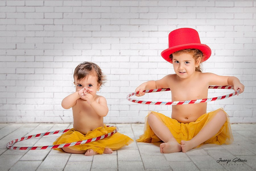 fotos niñas temática circo