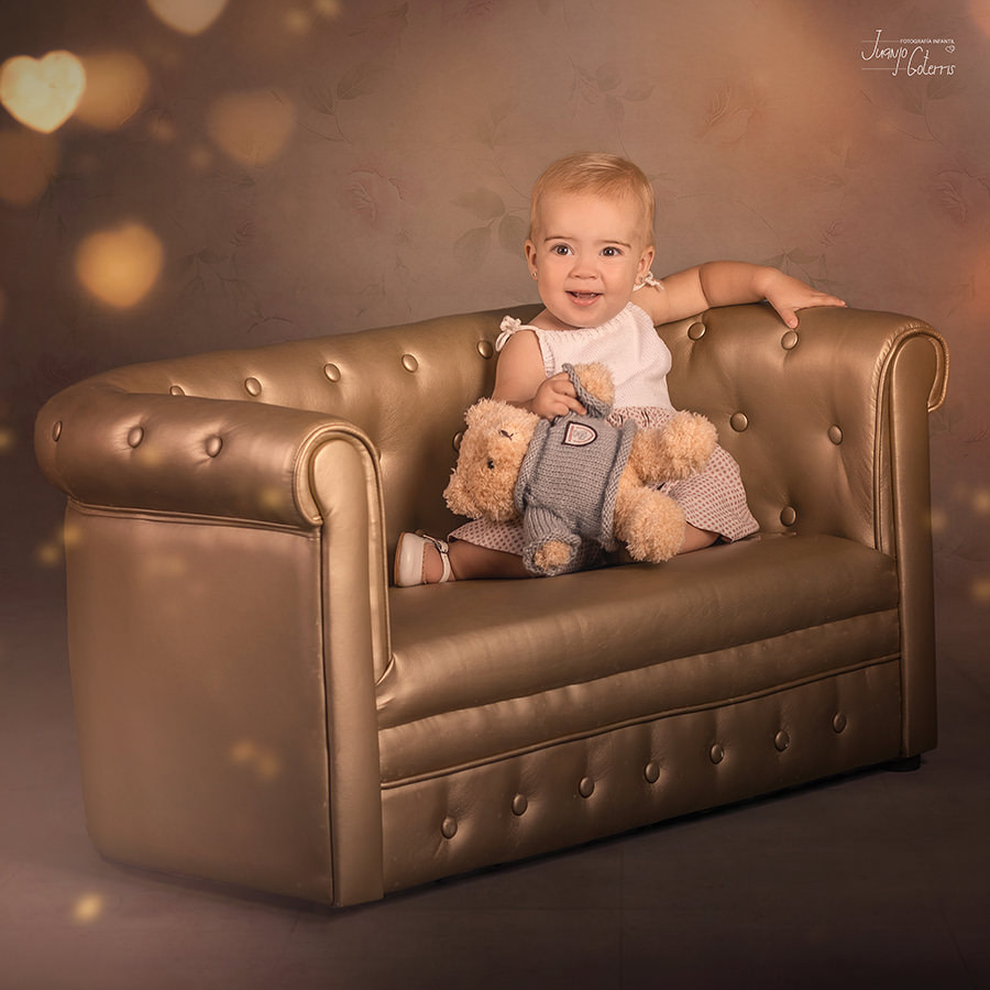 Fotografía infantil en estudio