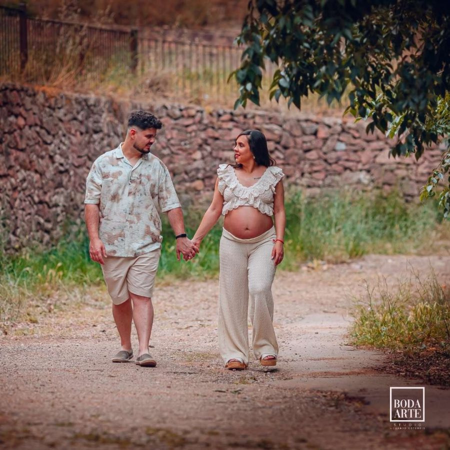 Sesión de fotos en pareja para embarazadas